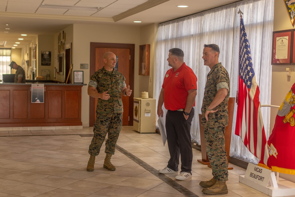 MCAS Beaufort Civilian of the Quarter awards Eric Bradfield