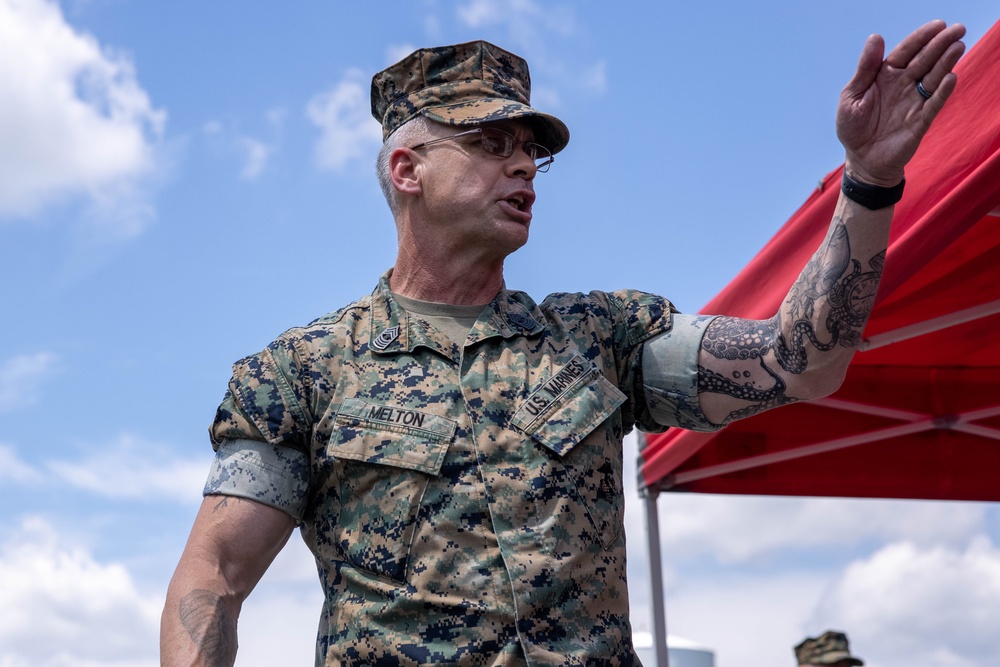 U.S. Marine Corps MGySgt Herb Retirement Ceremony