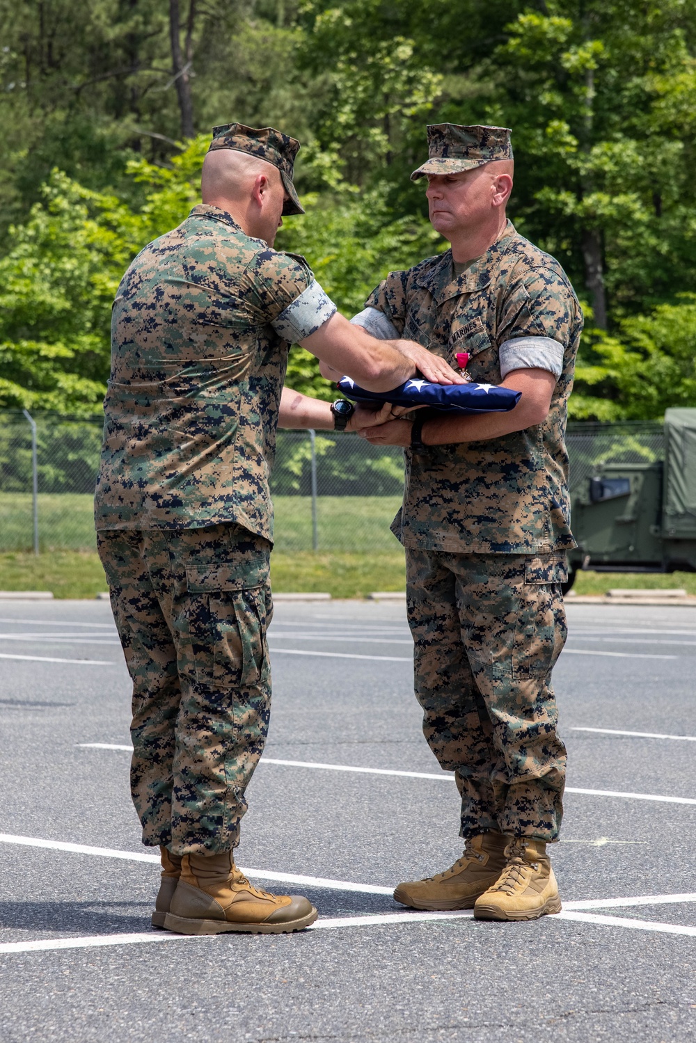 U.S. Marine Corps MGySgt Herb Retirement Ceremony