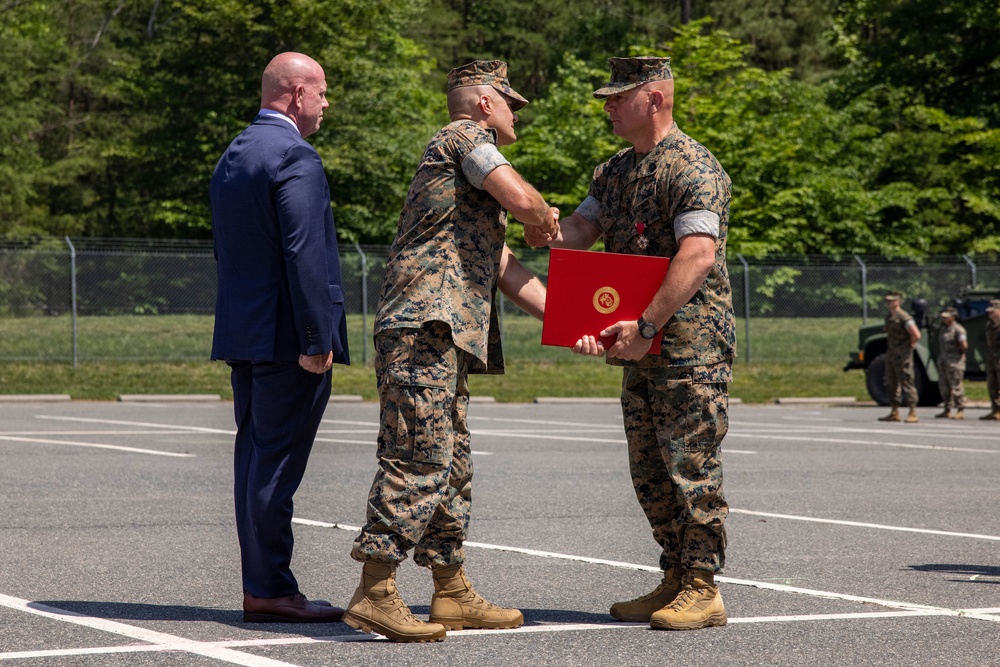 U.S. Marine Corps MGySgt Herb Retirement Ceremony