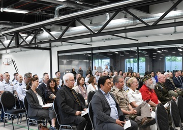 Overseas Coast Guard unit holds change-of-command ceremony