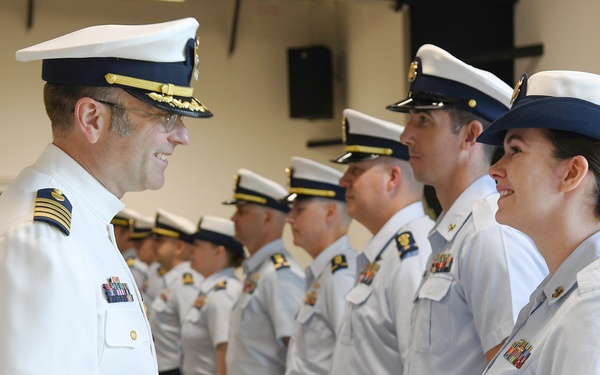 Overseas Coast Guard unit holds change-of-command ceremony