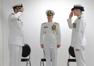 Overseas Coast Guard unit holds change-of-command ceremony