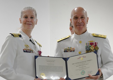 Overseas Coast Guard unit holds change-of-command ceremony