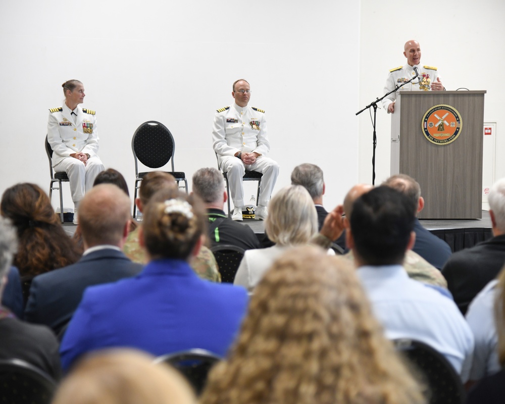 Overseas Coast Guard unit holds change-of-command ceremony