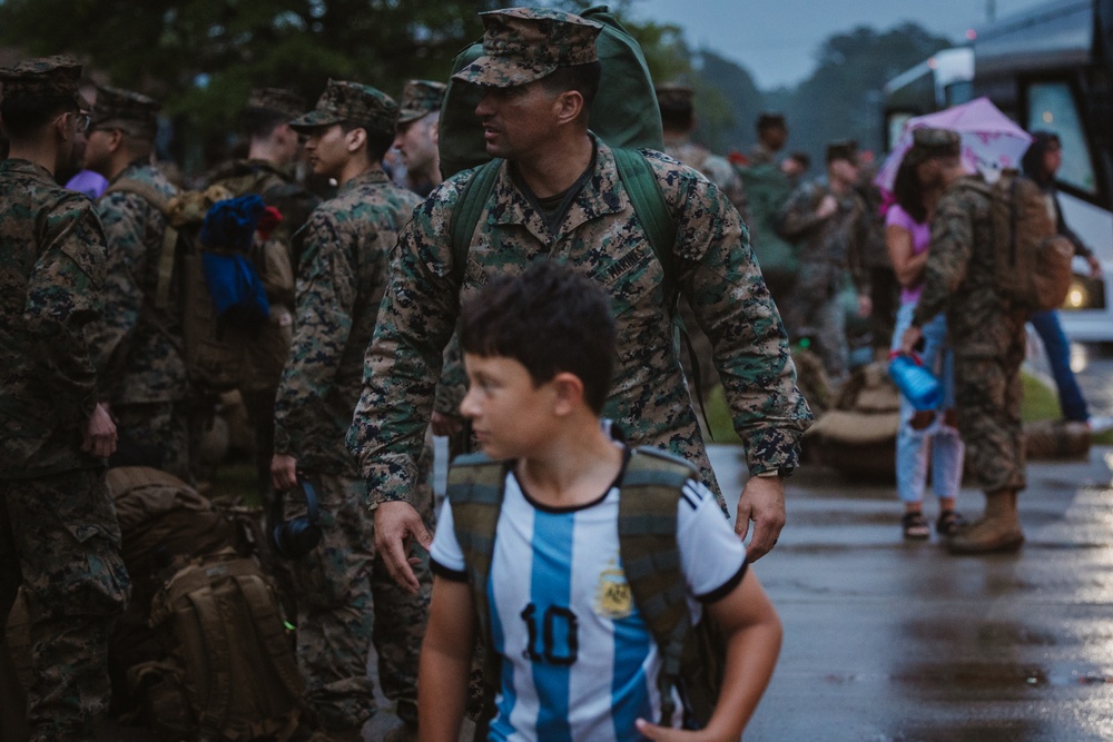 CLB-22 Returns from Norway after Exercise Swift Response 25