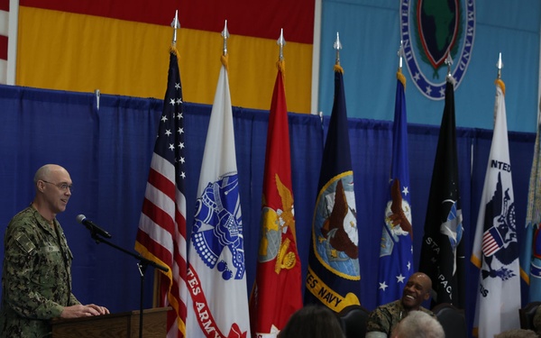 Special Operations Command Africa welcomes Maj Gen Tudor during Change of Command ceremony