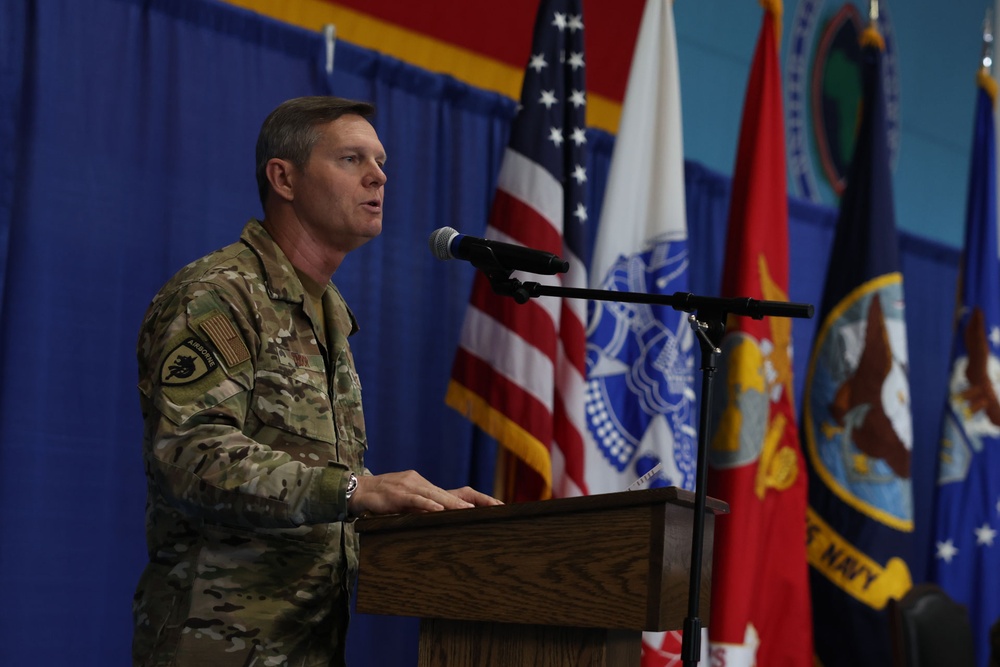 Special Operations Command Africa welcomes Maj Gen Tudor during Change of Command ceremony