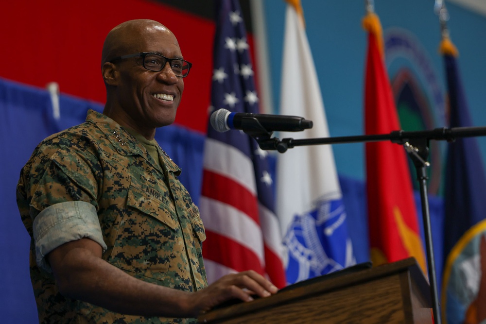 Special Operations Command Africa welcomes Maj Gen Tudor during Change of Command ceremony