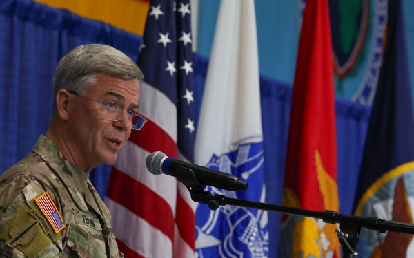 Special Operations Command Africa welcomes Maj Gen Tudor during Change of Command ceremony