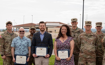 SETAF-AF holds award ceremony for Department of Defence civilians