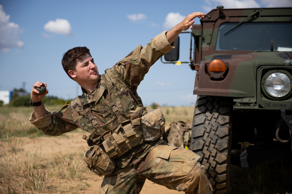1-172nd Cavalry Regiment conducts a spur ride event during Immediate Response 25