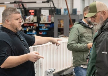 MARCORSYSCOM reps visit NWS Yorktown to enhance understanding of missile storage, maintenance