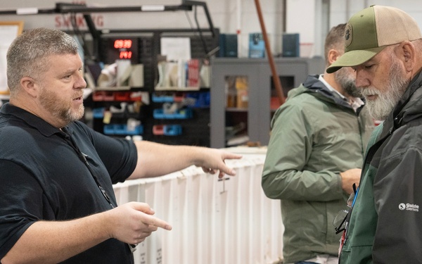 MARCORSYSCOM reps visit NWS Yorktown to enhance understanding of missile storage, maintenance