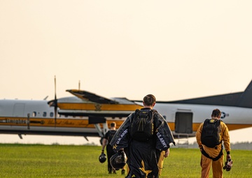 U.S. Army Parachute Team Conducts Quarterly Training