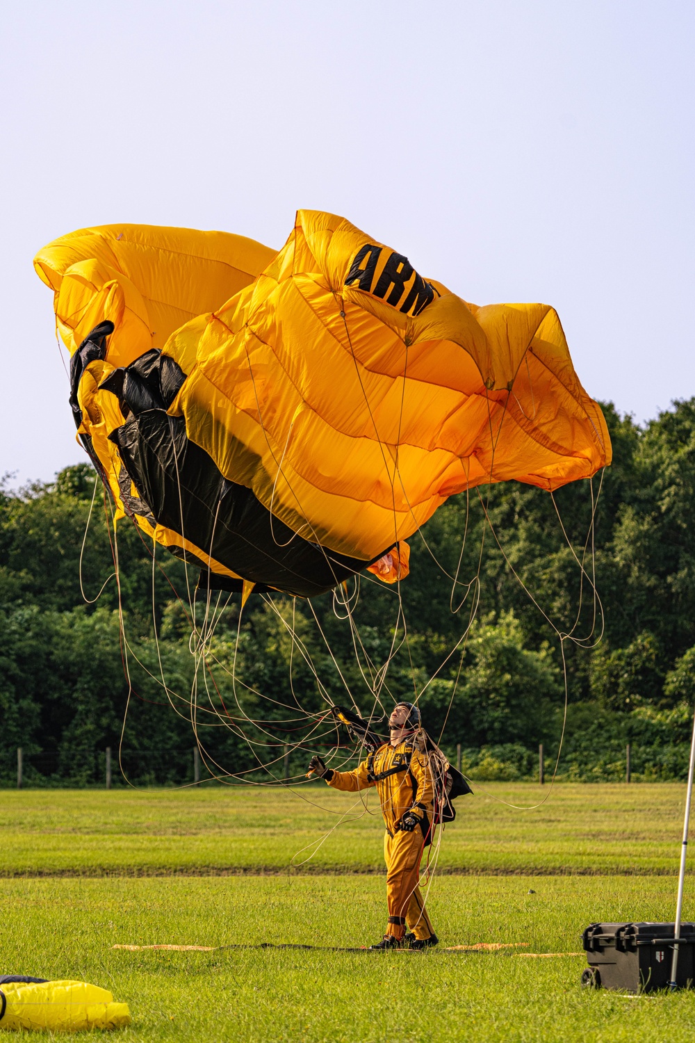 U.S. Army Parachute Team Conducts Quarterly Training