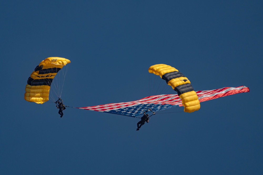 U.S. Army Parachute Team Conducts Quarterly Training