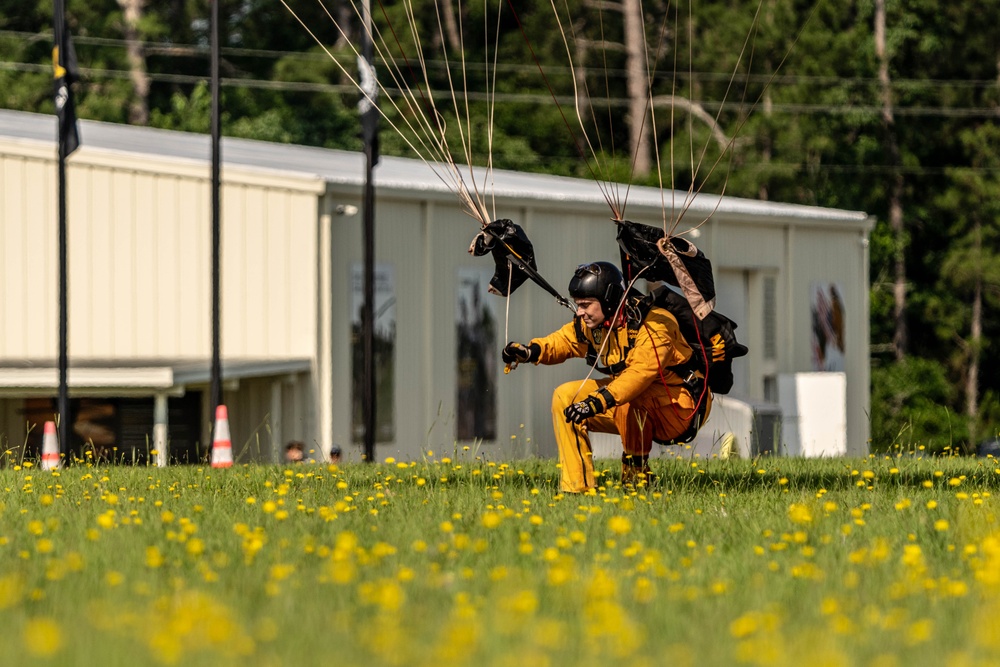 U.S. Army Parachute Team Conducts Quarterly Training
