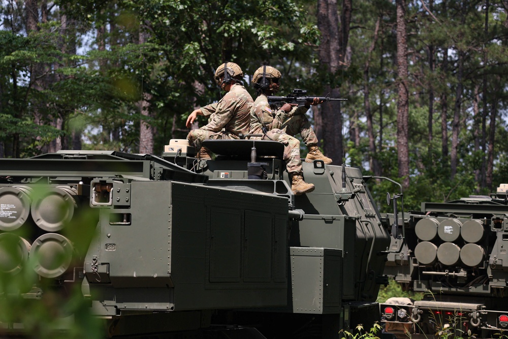 1-181st Field Artillery Regiment conducts training exercise