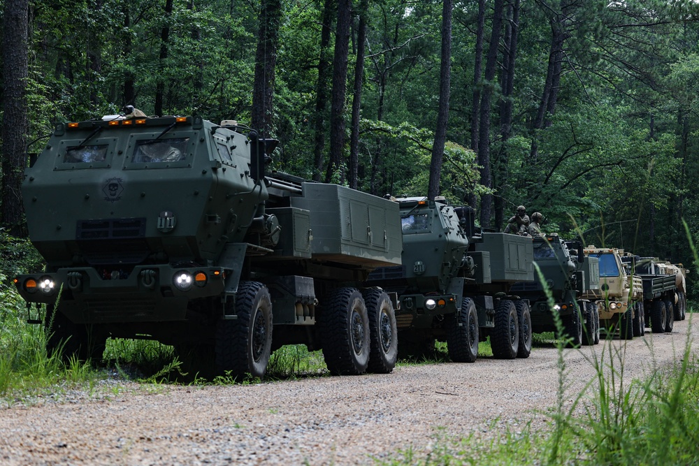 1-181st Field Artillery Regiment conducts training exercise