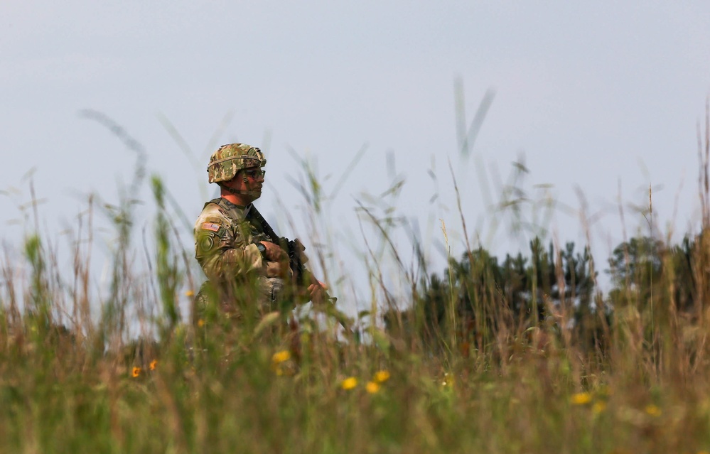 1-181st Field Artillery Regiment conducts training exercise