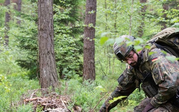 U.S. and Germany Soldiers train at 7th ATC NCOA