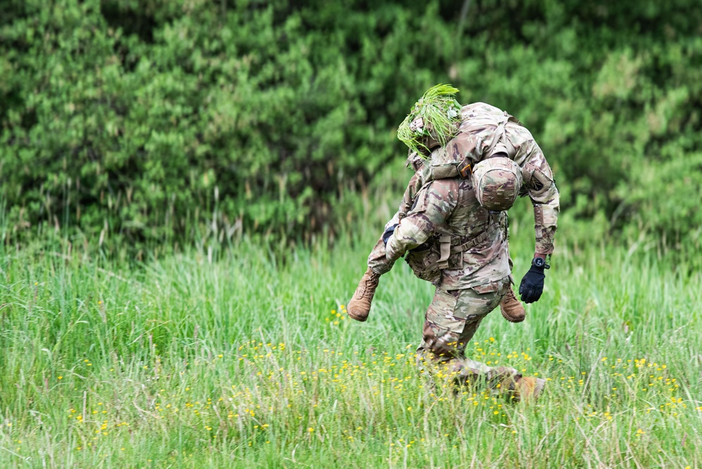 U.S. and Germany Soldiers train at 7th ATC NCOA