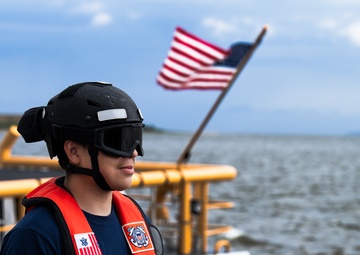 Coast Guard conducts hoist training near Cumberland Island, Ga
