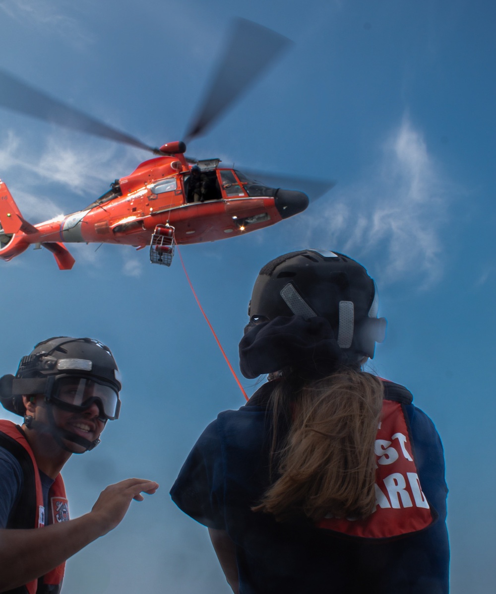 Coast Guard conducts hoist training near Cumberland Island, Ga