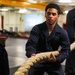 George Washington Sailors Conduct a Sea-and-Anchor Evolution
