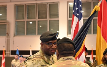 U.S. Army NATO Brigade changes command sergeants major