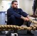 George Washington Sailors Conduct a Sea-and-Anchor Evolution