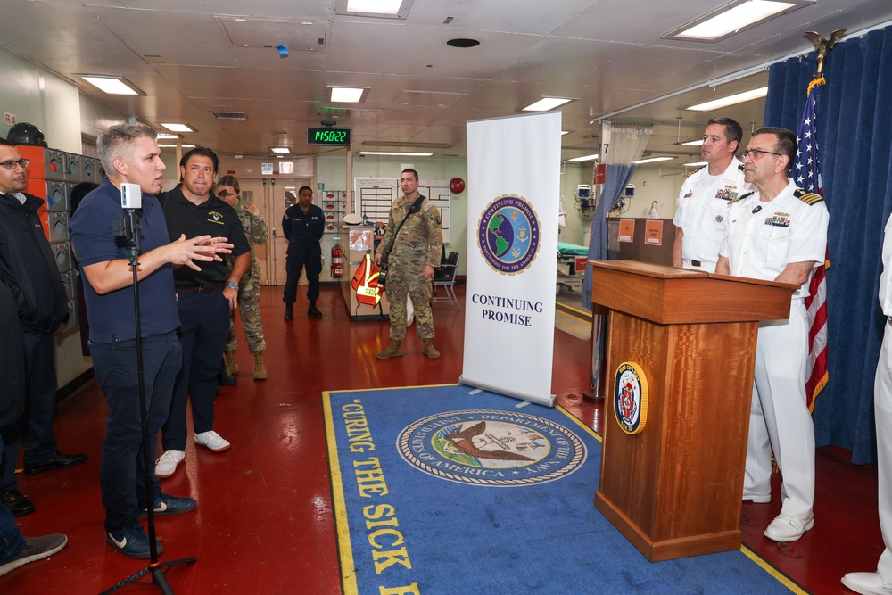 USNS Comfort Media Engagement Miami