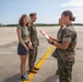 Lance Cpl Cutter reenlistment ceremony
