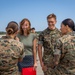 Lance Cpl Cutter reenlistment ceremony