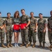 Lance Cpl Cutter reenlistment ceremony