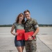 Lance Cpl Cutter reenlistment ceremony