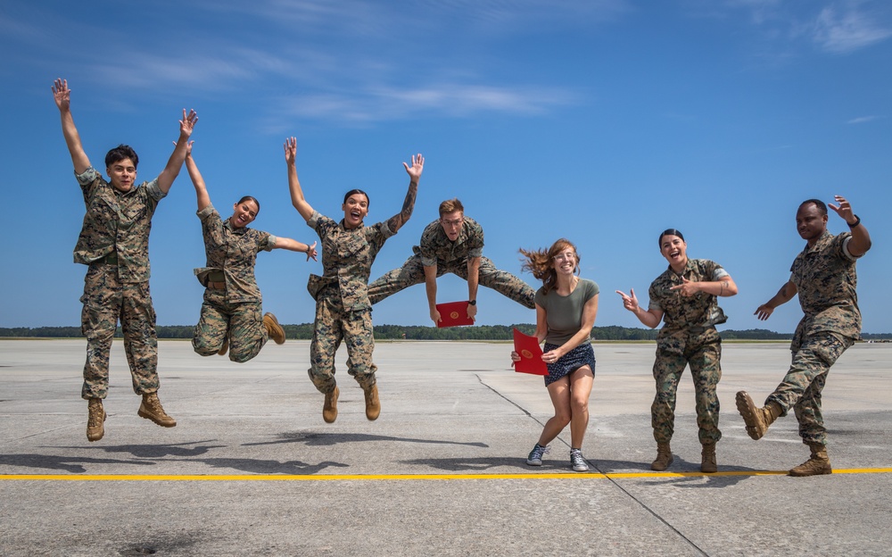 Lance Cpl Cutter reenlistment ceremony