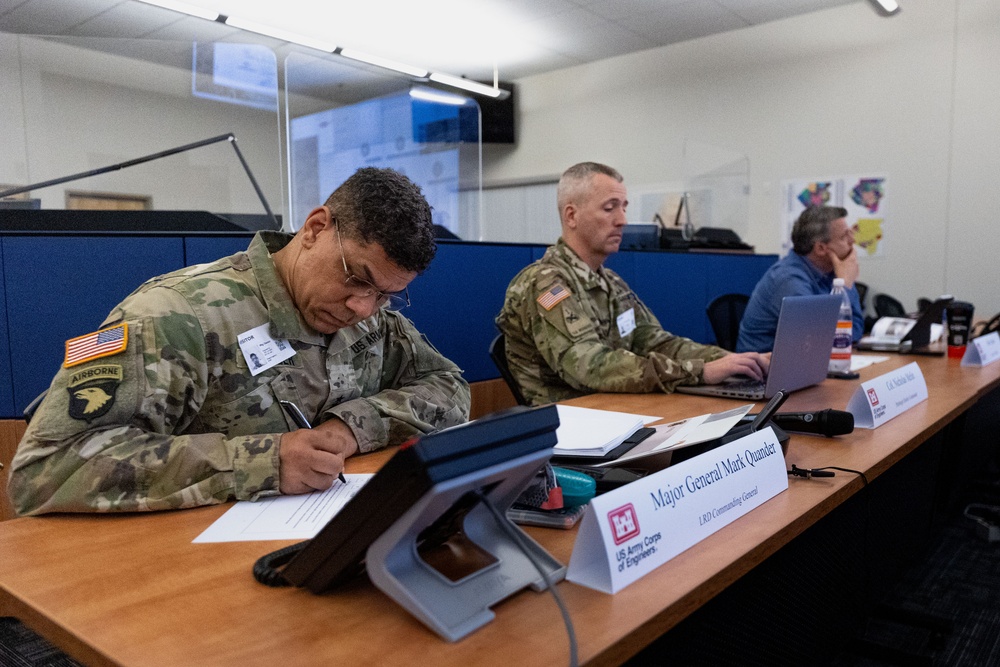 Not just an exercise: USACE has a tabletop exercise for Shallow Land Disposal Area
