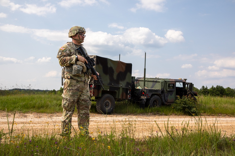 1-181st Field Artillery Regiment conducts training exercise