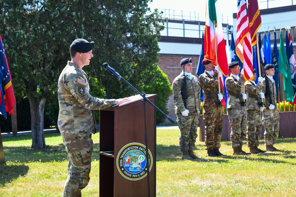 839th Transportation Battalion, Change of Command Ceremony