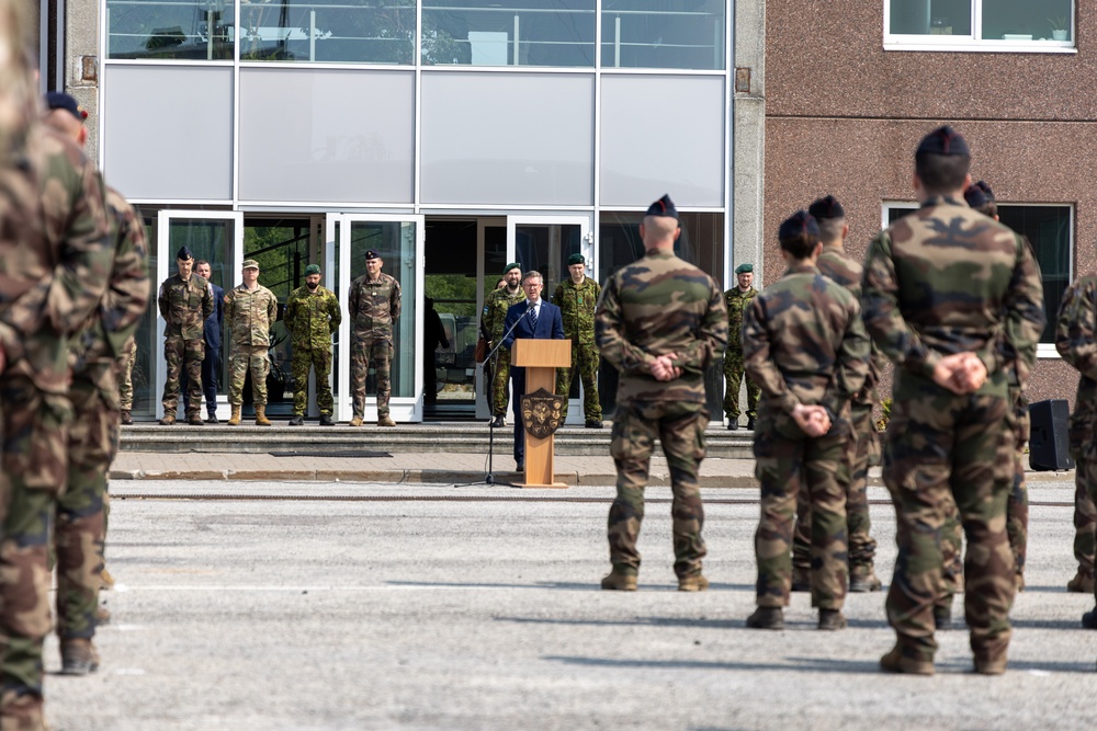 U.S. Soldiers and Allies Receive NATO Medal in Estonia