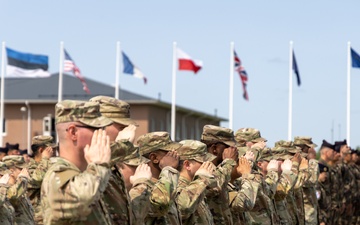 U.S. Soldiers and Allies Receive NATO Medal in Estonia