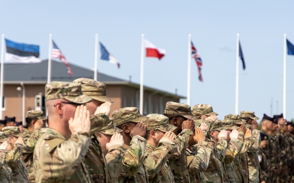 U.S. Soldiers Receive NATO Kaitsel &quot;Defender&quot; Medal in Estonia