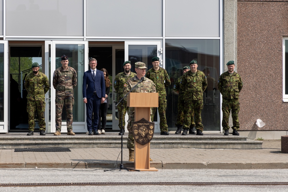 U.S. Soldiers and Allies Receive NATO Medal in Estonia