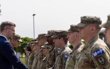 U.S. Soldiers and Allies Receive NATO Medal in Estonia