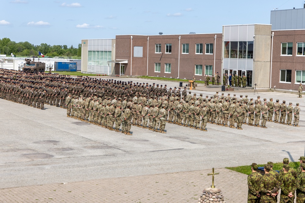 U.S. Soldiers and Allies Receive NATO Medal in Estonia