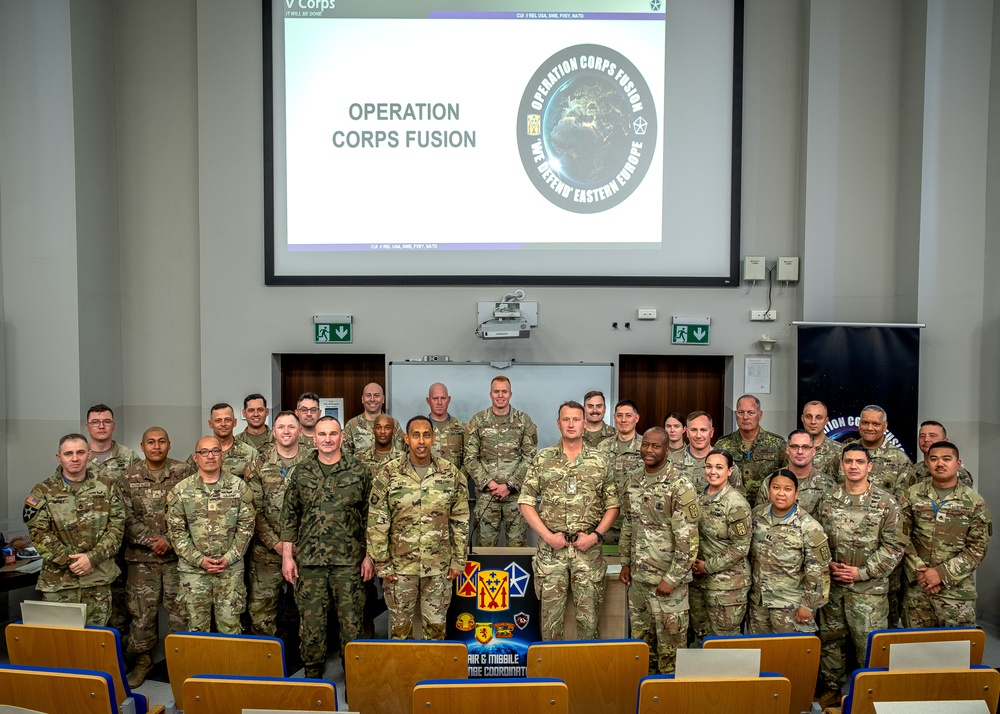 Air Defenders initiate V Corps’ inaugural Air and Missile Defense planning conference