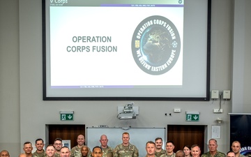 Air Defenders initiate V Corps’ inaugural Air and Missile Defense planning conference