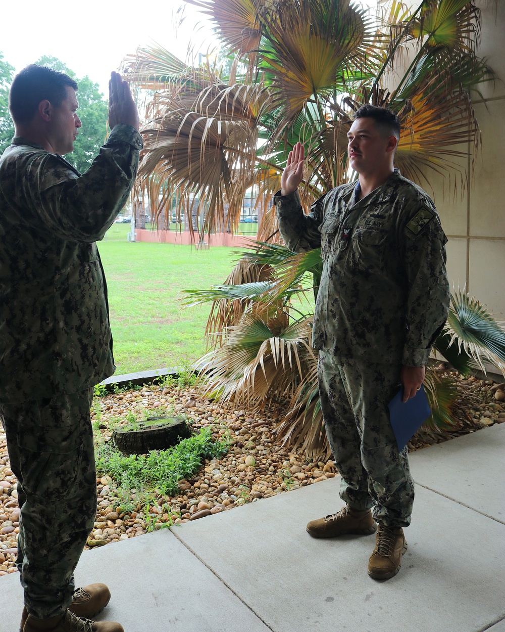 NIOC Pensacola Sailor Reenlists